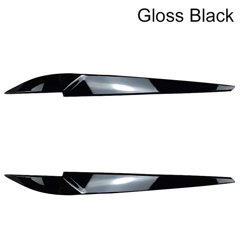 

Для BMW X5 X6 F15 F16 глянцевая черная Автомобильная передняя фара наклейки на веки для бровей налобный светильник декоративная отделка для бровей 2014-2018