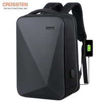 crossten anti theft lock 15 6 laptop backpack usb charging multifunctional waterproof business daypack mochila schoolbag
