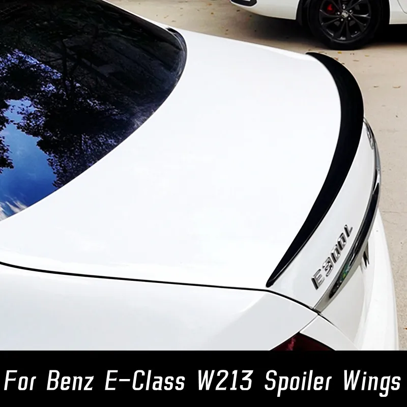 Rear Trunk Lid Boot Ducktail AMG Style Spoiler Wings For 2016-2022 Mercedes Benz E-Class W213 E200 E260 E300 4 Door Sedan Tuning