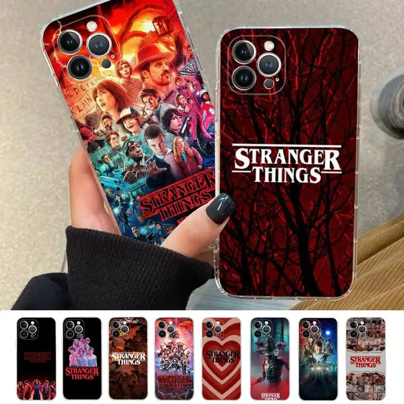 

Stranger Things Phone Case For iPhone 14 11 12 13 Mini Pro XS Max Cover 6 7 8 Plus X XR SE 2020 Funda Shell