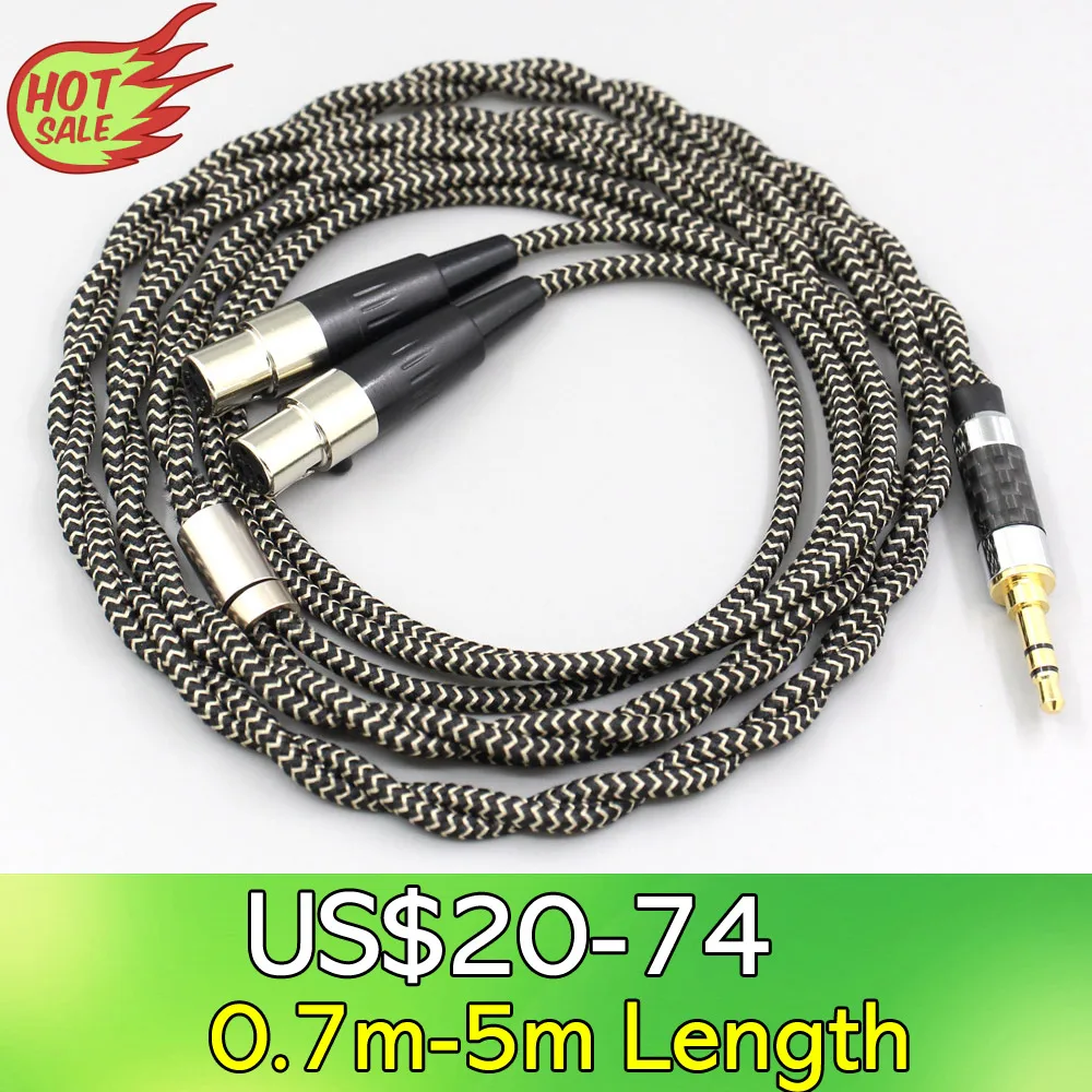 

2 Core 2.8mm Litz OFC Earphone Shield Braided Sleeve Cable For Audeze LCD-3 LCD-2 LCD-X LCD-XC LCD-4z LCD-MX4 LCD-GX LN008069