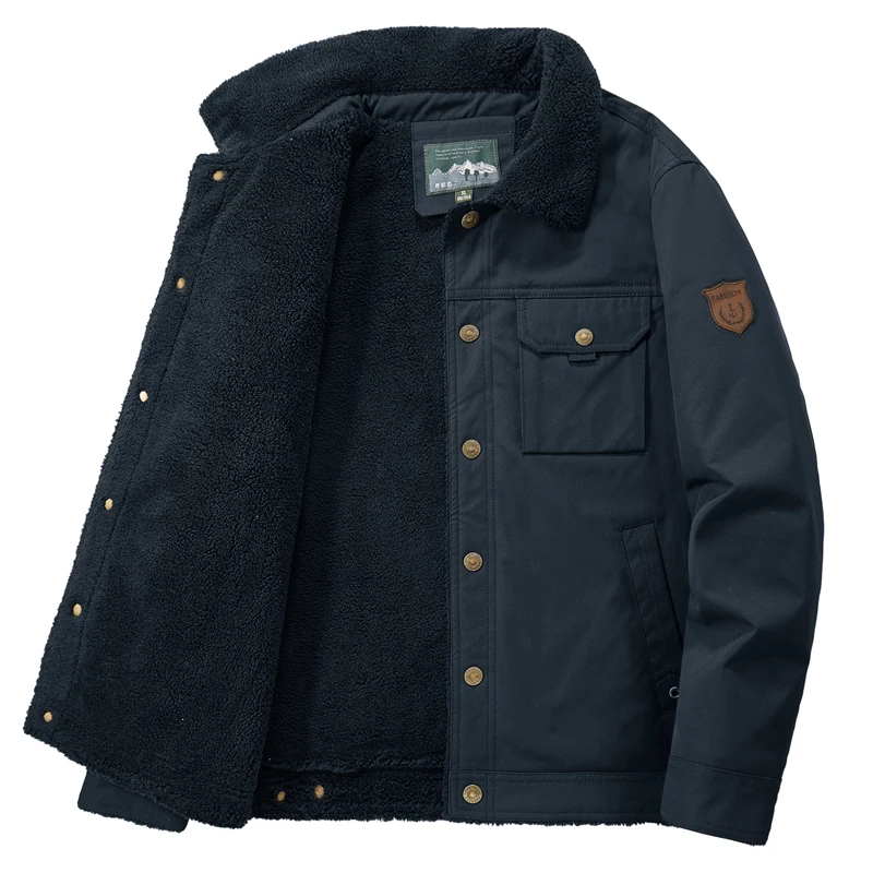 Мужская флисовая куртка с капюшоном цвет в ассортименте