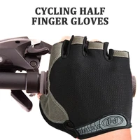 fingerless gloves mens cycling gloves gym fitness anti slip women men gel pad gloves bicycle gloves cycling bicycle accessories
