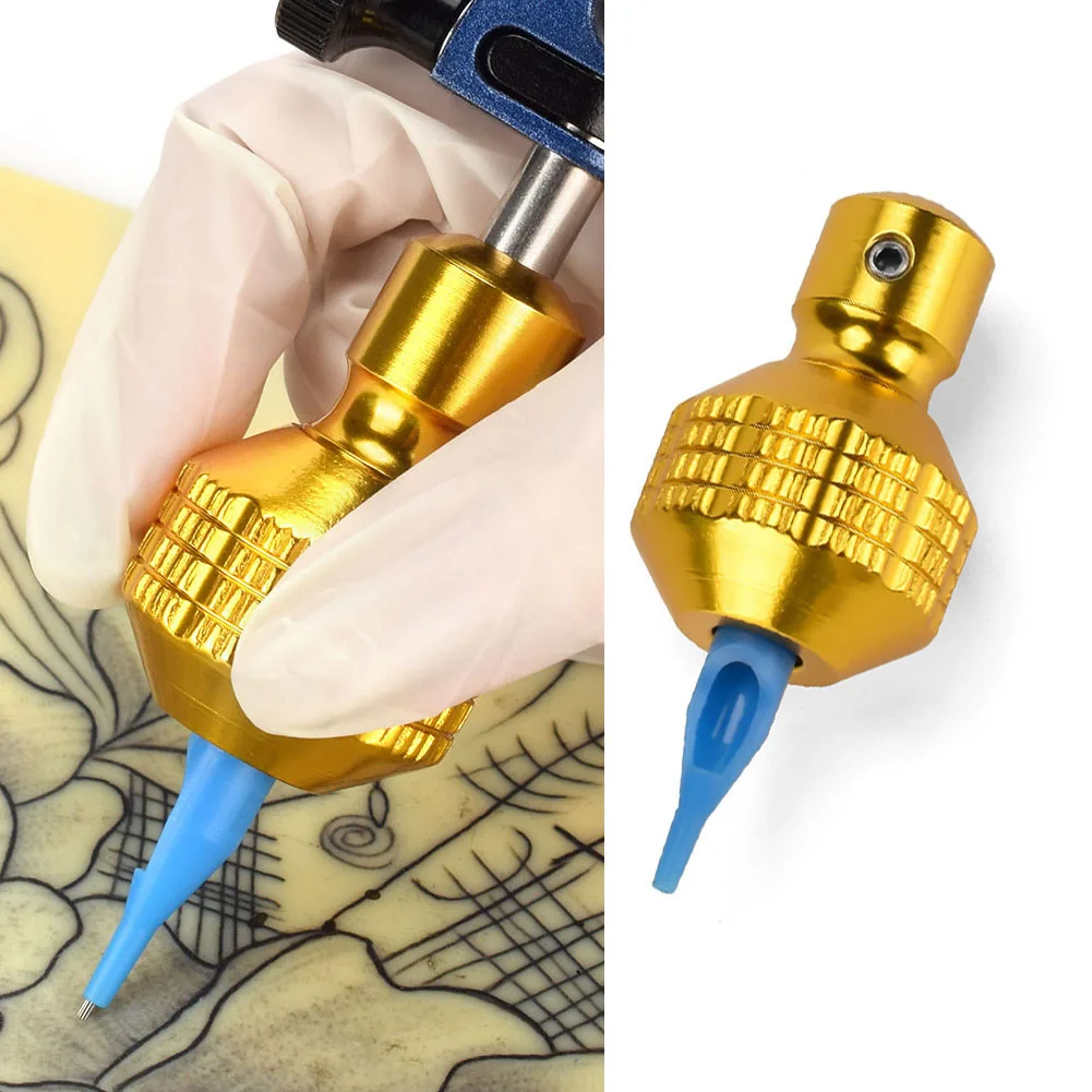 

34mm Aluminum Alloy Tattoo Grips Permanent Makeup Tattoo Tube Bar Tool Tattoo Handle Machine Kit Gun Tattoo Accessories