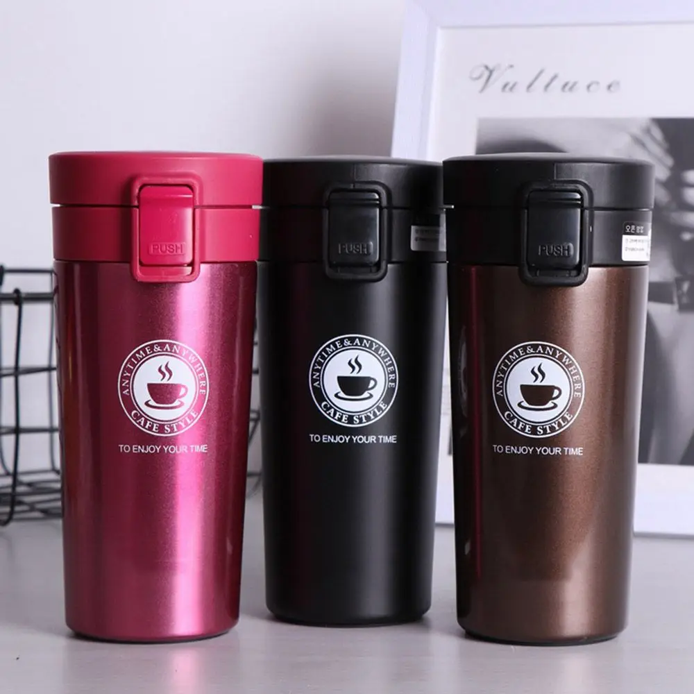 

Tea Mug Tumbler Vacuum Double Wall Thermal Flask Vacuum 380ml Insulated Travel Coffee Mug Stainless Steel Thermos Cup
