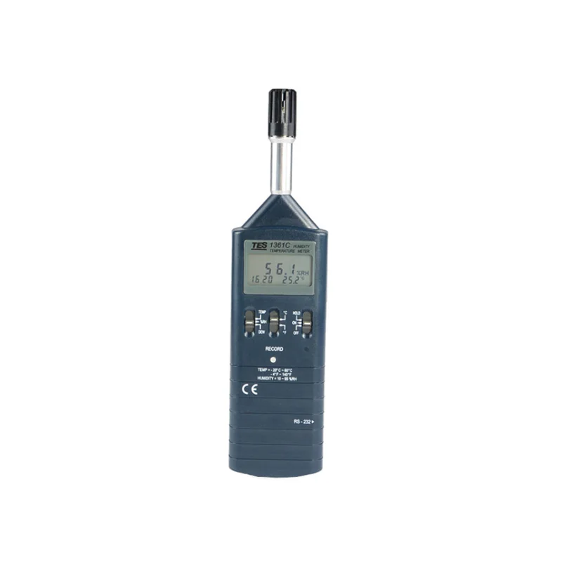 

TES-1361C Datalogging Humidity/Temperature Meter RS-232 Interface Software TES1361C