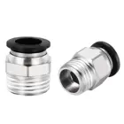 Пневматические Фитинги с наружной резьбой 18 дюйма, 14 дюйма, 38 дюйма, 532 дюйма, с наружным диаметром от 12 до дюйма, Вставной соединитель