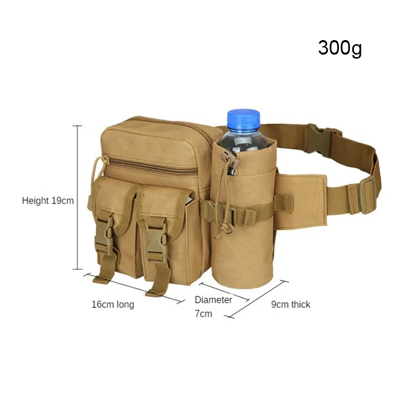 New Tactical Hiking Travel Large Mens Chest Waist Bag Running Bum Bag Tactical Fanny Pack For Daily Life Cycling Camping