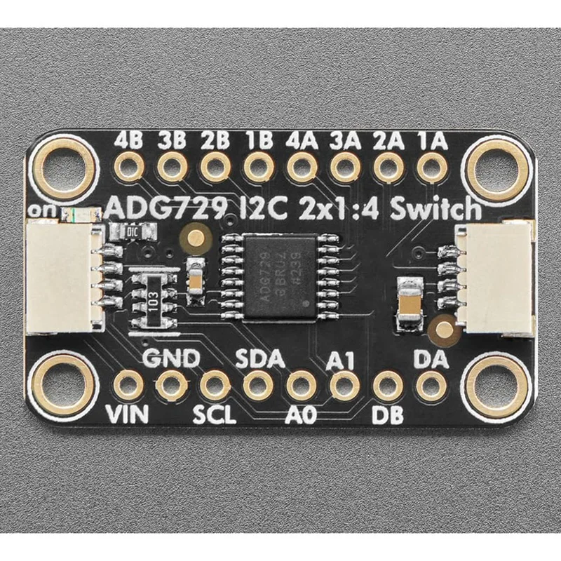 Суперраспродажа: 5932 для Adafruit ADG729 — двухканальный аналоговый матричный коммутационный модуль 1-в-4, матричный коммутатор с 8 независимыми переключателями (art.: 3920dc95f1023) - 3920dc95f1023