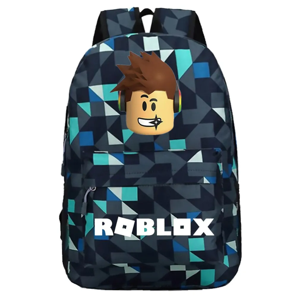 

ROBLOX Game Peripheral School Bag Backpack Lightning Lightning Star Student School Bag Men and Women Shoulder Bag Computer Bag