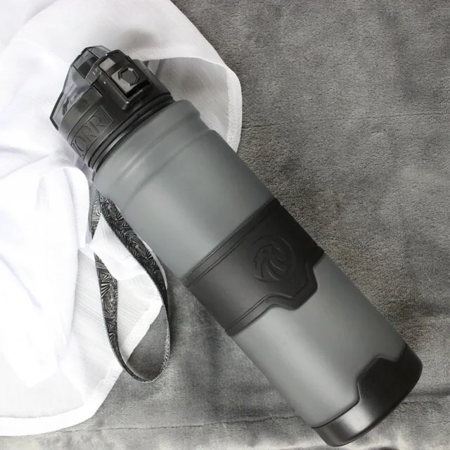 New 500/700/1000ml Sports Water Bottle BPA Free Portable Leak-proof Shaker bottle Plastic Drinkware Tour Gym Free Shipping items