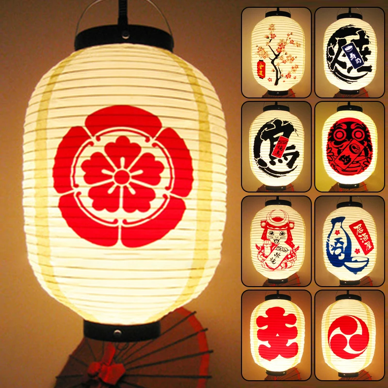 

Japan Restaurant Bar Advertising Lantern Festival Hanging Decor Supplies PVC Izakaya Sushi Ramen Lanterns Japanese Sushi Lantern