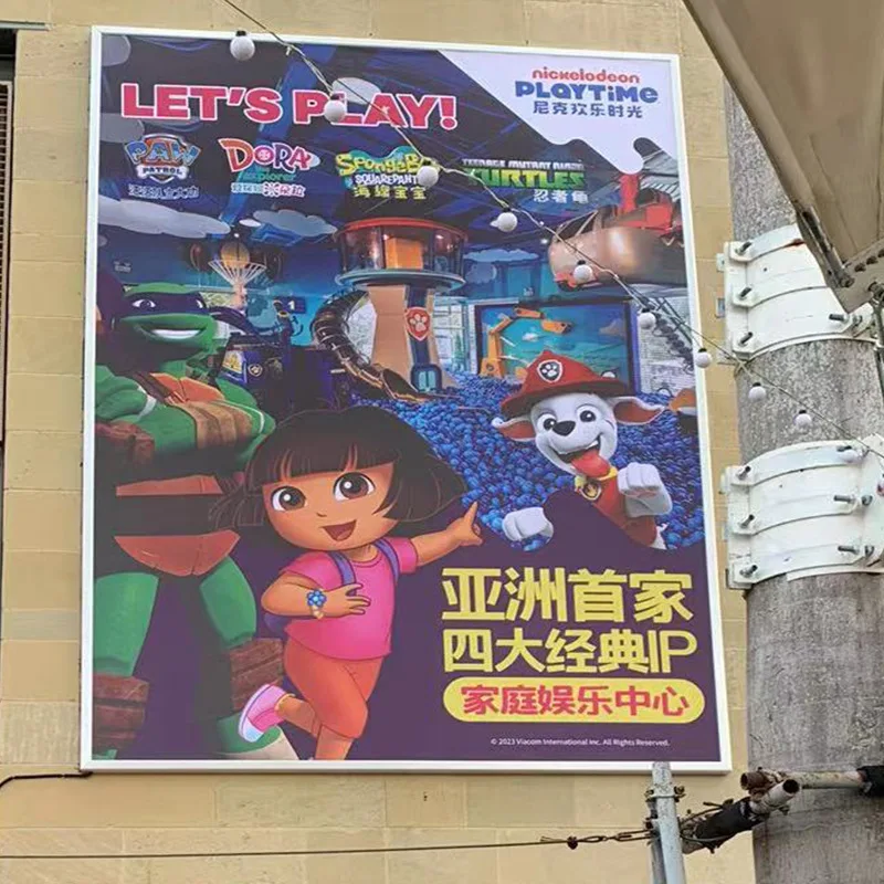 

Уличная фотобумага светильник Box, мягкая пленка, Hd реклама, водонепроницаемая и Солнцезащитная светодиодная акриловая фотография, реклама