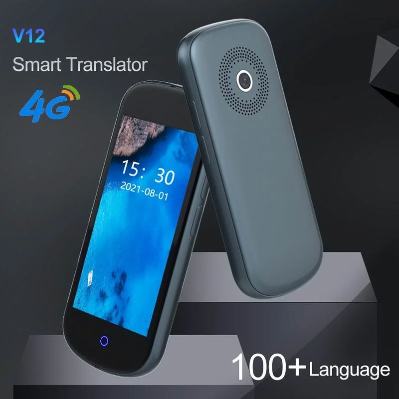 

4G Wifi Network 4 INCH V12 Translator Support MTK6739CPU RAM 1GB+ROM 8GB Android OS 7.1 Offline Translation IPS Screen New Best