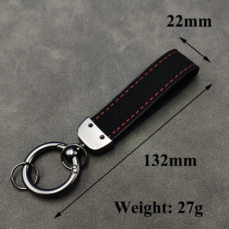 Замшевый кожаный брелок аксессуары для ключей VW GTI Polo Golf 4 5 6 7 R400 TCR MK2 MK4 MK5 MK6 MK7 |