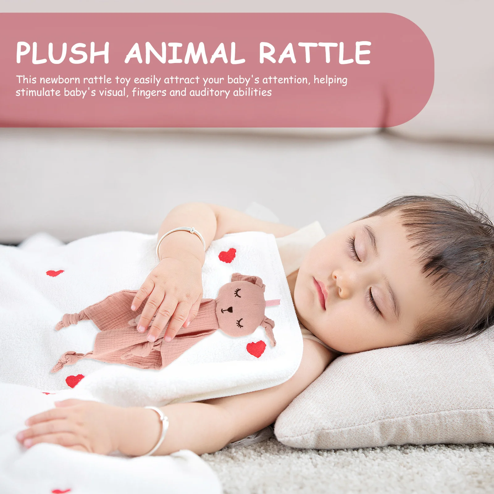 Детская игрушка для сна подарок новорожденных игрушки-полотенца успокаивающая