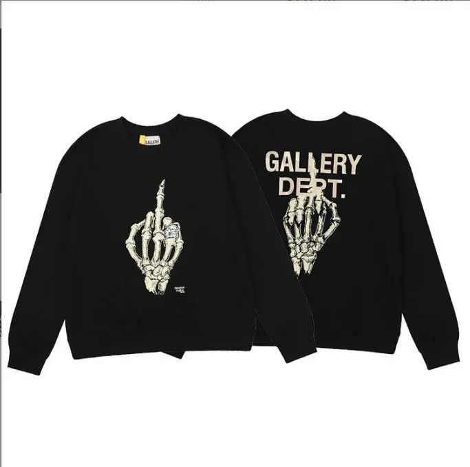 

W4 GALLERY DEPT 2023 New Fashion Hoodie Men Retro Hoodies Sweater Sweatshirt Unisex Women Round neck sweatshirt