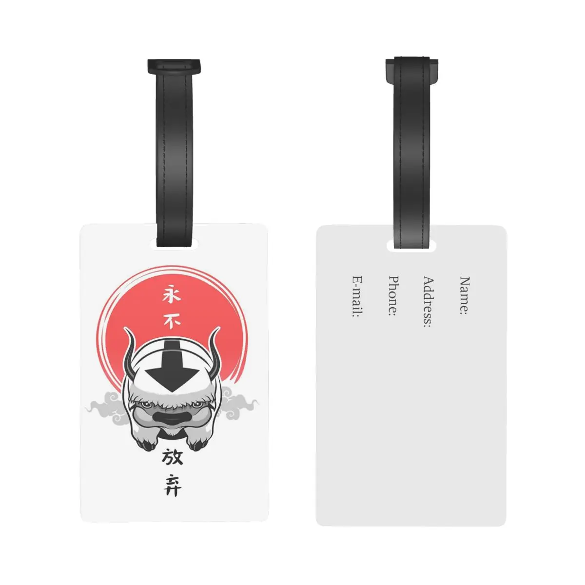 Аватар последний маг воздуха багажные бирки аксессуары для чемодана дорожная