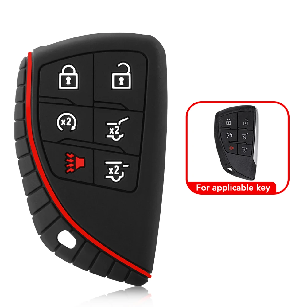 

Силиконовый Чехол Для Ключей Для Chevrolet Tahoe Suburban GMC Yukon 2021 2022