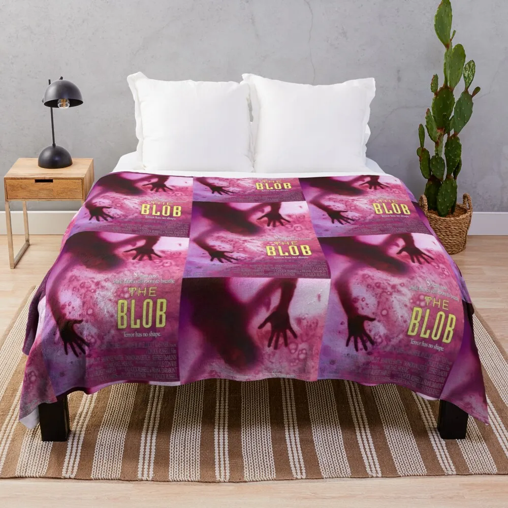 

The Blob (1988) Chuck Russell Throw Blanket Thermal Blankets For Travel Throw Blanket