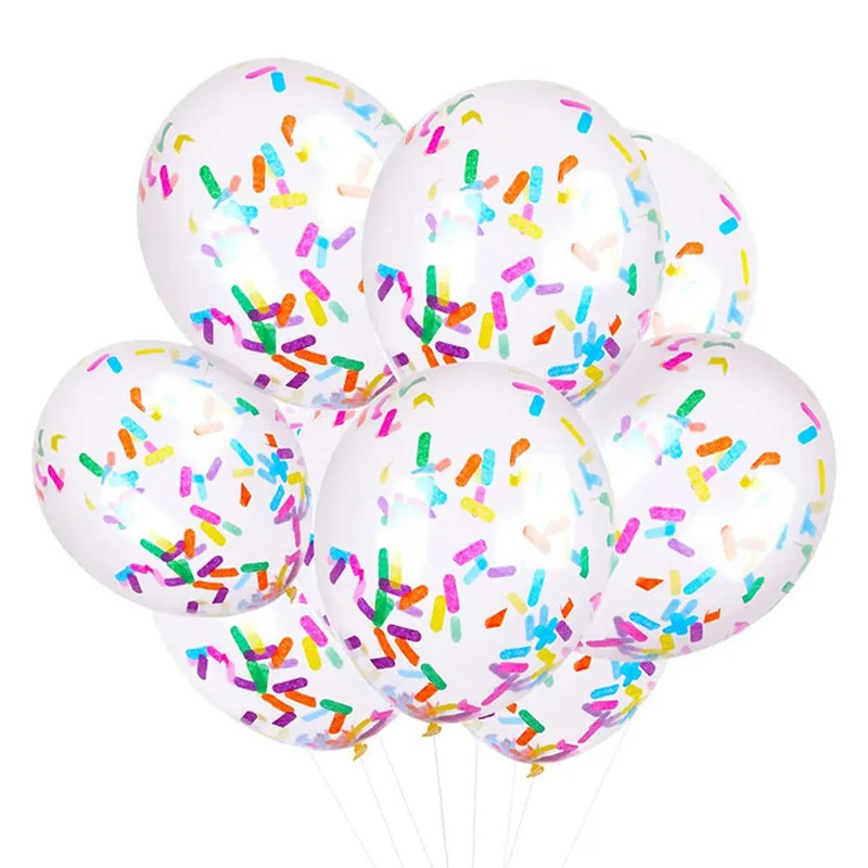 

Creative 5/10pcs Ice Cream Balloons Birthday Party Decorations Kids Paper Confetti Latex Ballons Baby Shower Sprinkles Globos