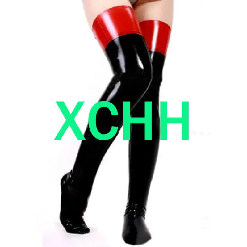 

100% Natural Latex Socks Sexy Women Stockings Club Wear