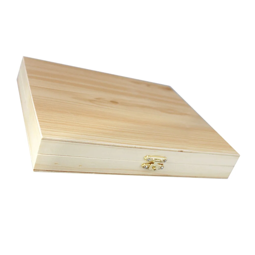 

Microscope Slide Wood Box Microscope Slide Wooden Holder Storage Slide Box