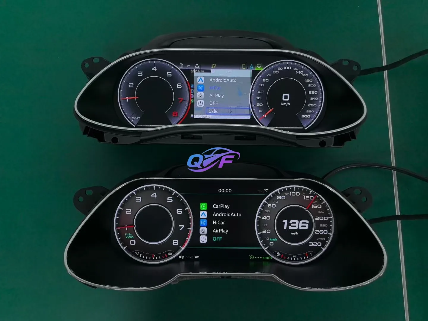 Фото Цифровая приборная панель Linux LCD для Audi Q5 Q5L A4 B8 A4L A5 A3 2010-2018: Виртуальная панель приборов, кокпит, спидометр, датчик скорости №2