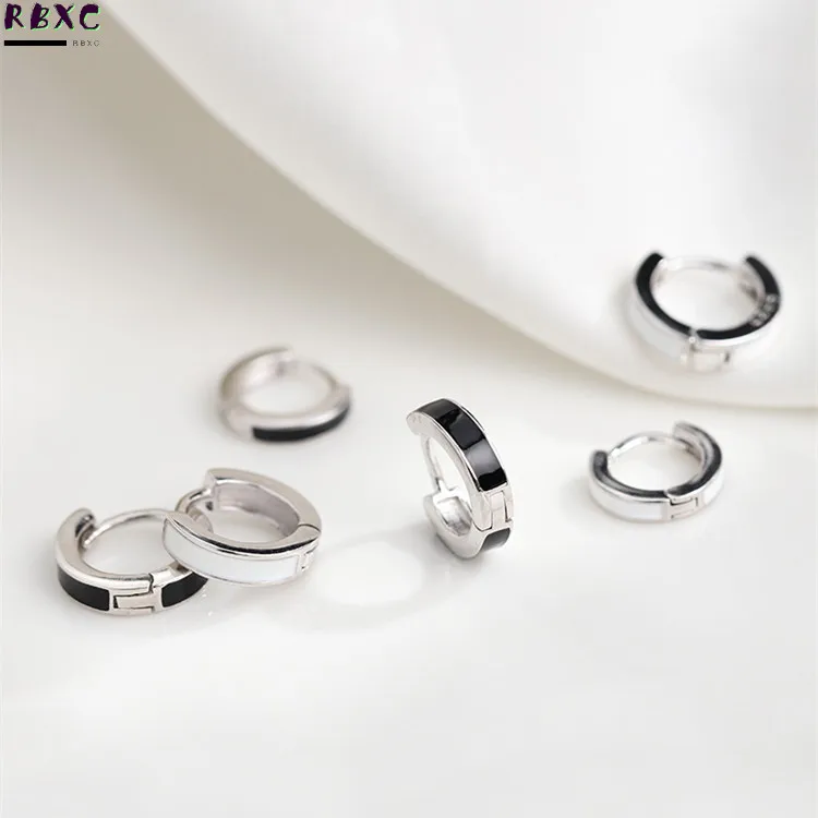 

925 Silver Gutta Percha Earrings 2021 New Earrings Advanced Earrings Temperament Sterling Silver Earrings Female Earrings