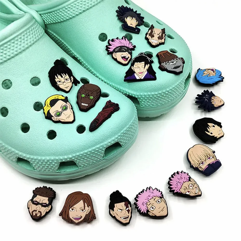 Украшения для обуви в виде героев аниме &quotСадовые сандалии&quot ПВХ 16-25 шт