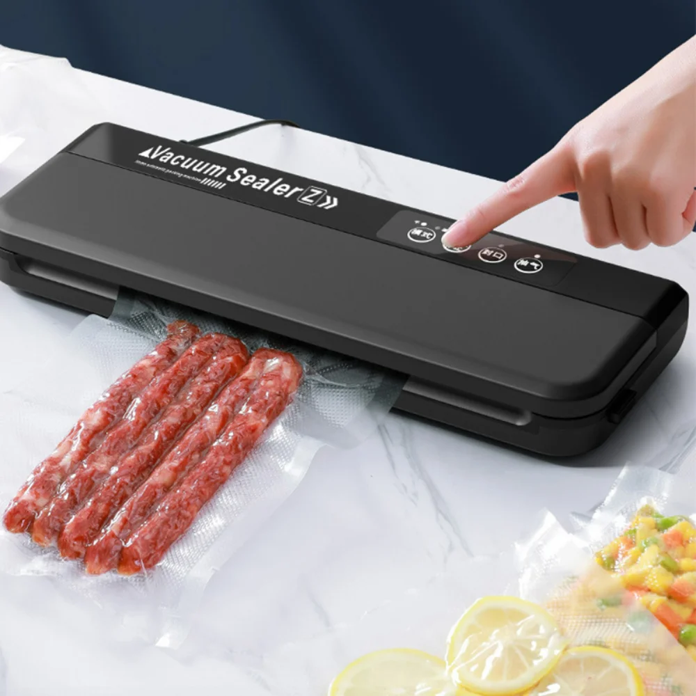 

Food Vacuum Sealer 220V/110V Small Kitchen Vacuum Sealing Packaging Machine Free 10pcs Vacuum bags Household Vacuum Food Saver