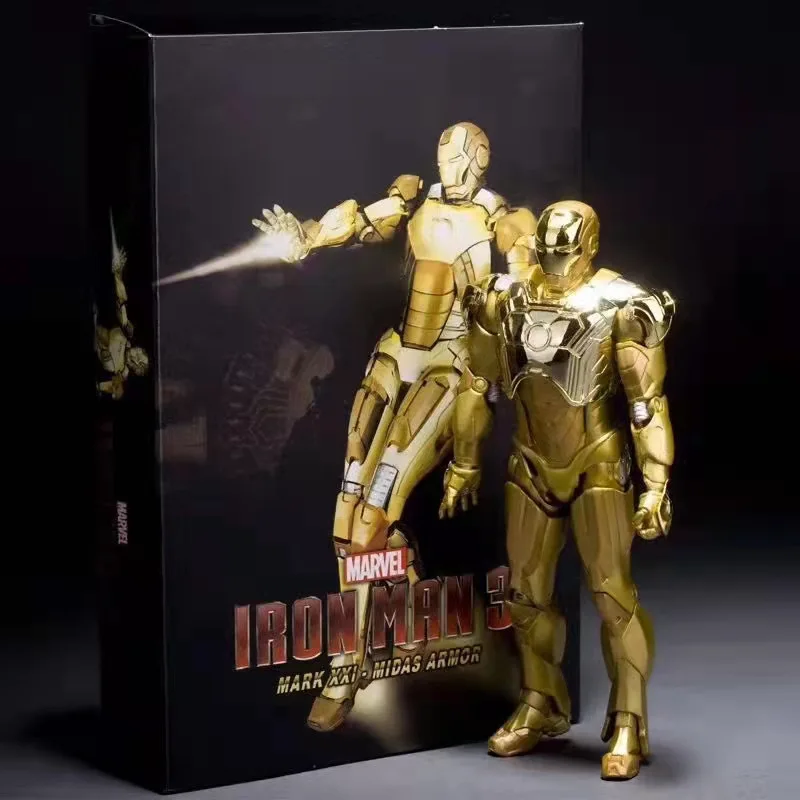 Iron Man 3 4 42 43 46 Mark VI War Machine Action Figure The Avengers Figurine  Tony Stark Legends Model Toys for Children Gift
