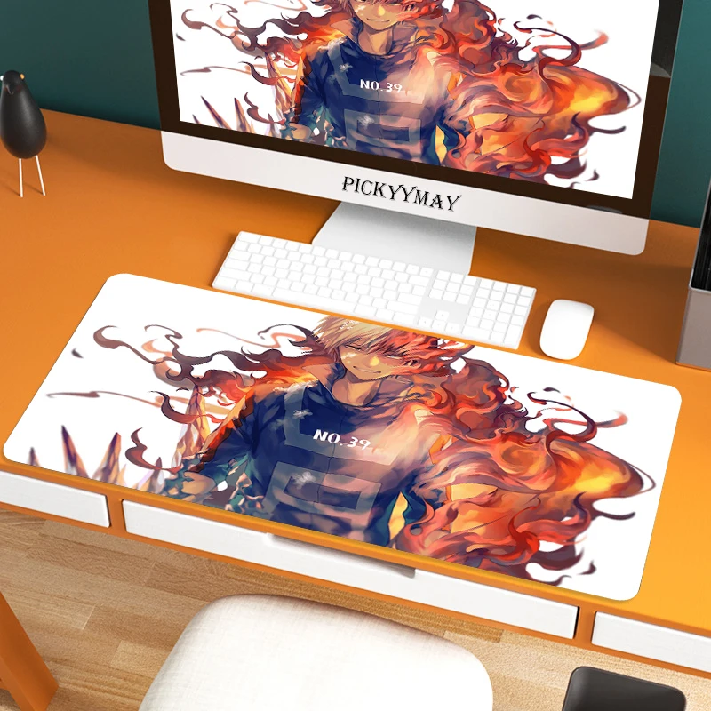 

My Hero Academia Extra Large Mouse Pad 100x50cm Big Computer Gaming Mousepad Anti-Slip Natural Rubber With Edge Gaming Mouse Mat