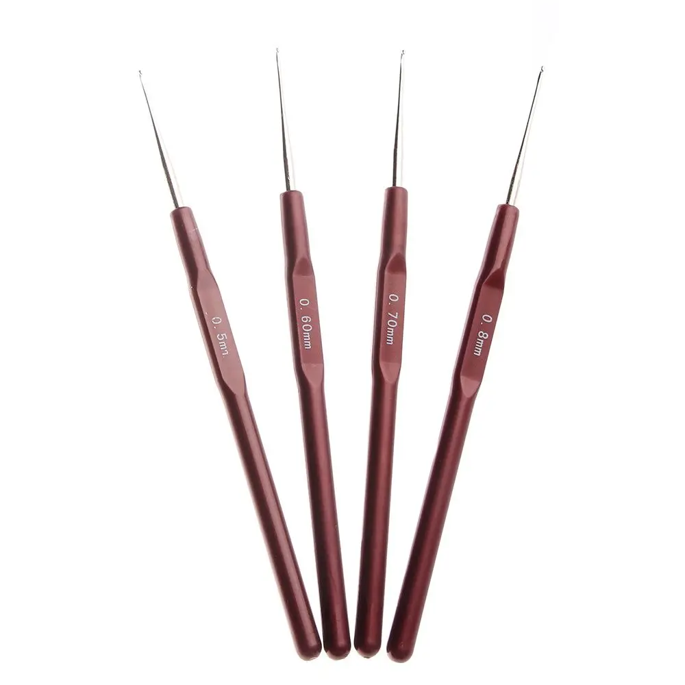 Инструменты для изготовления плетения волос плетение дредов крючки вязания игла