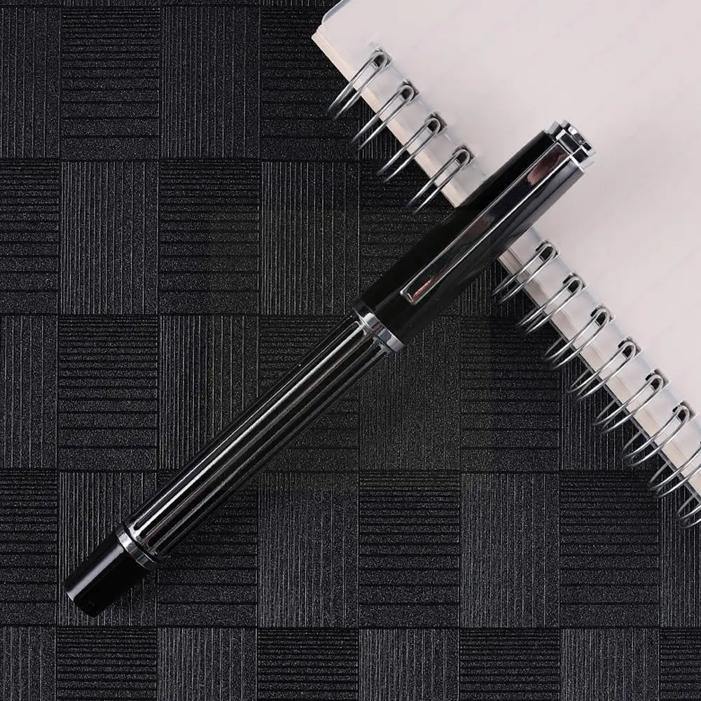 

1pc High Quality Korean Luxury Fountain Pen 0.5mm Nib Signature Business Office School Pen Gift Ink Metal Stationery Writin F6p3