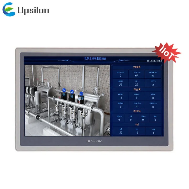 

Дешевый 15-дюймовый светодиодный Ethernet Rs485 Scada промышленный контроллер Hmi с сенсорным экраном