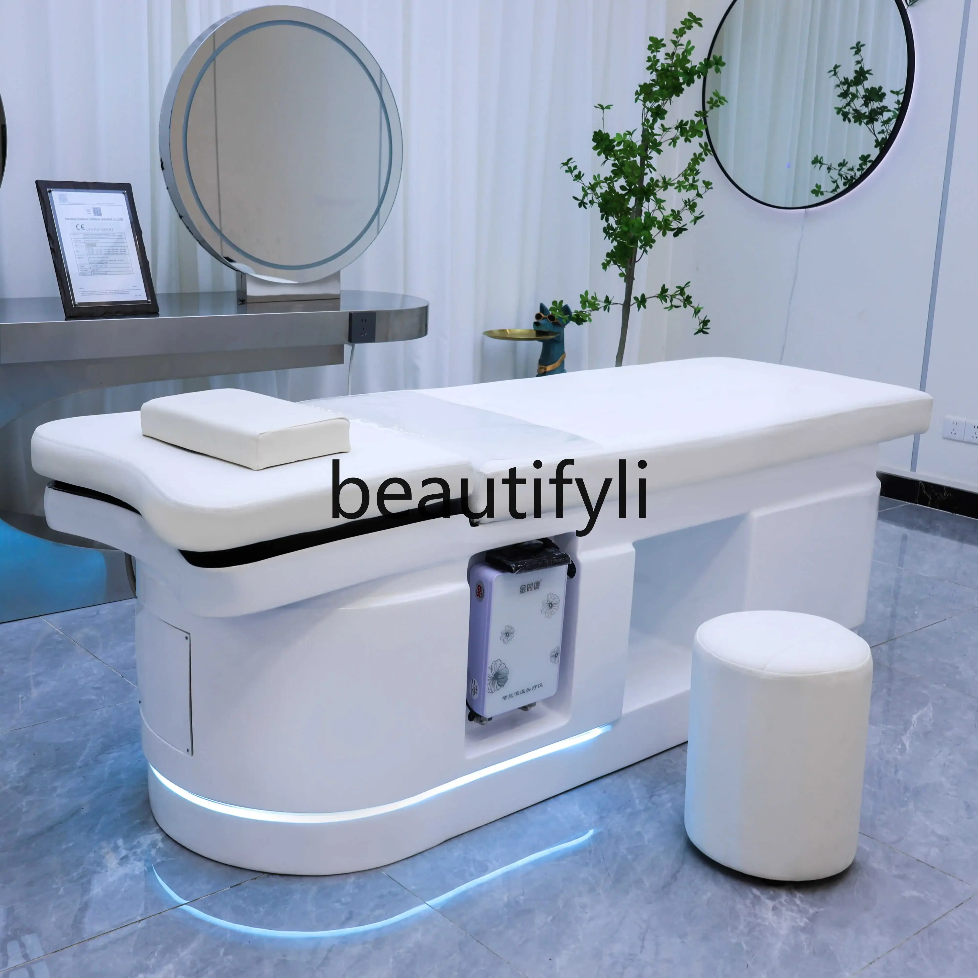 Крышка для фумигации головного зала парикмахерской кровать обработки головы с