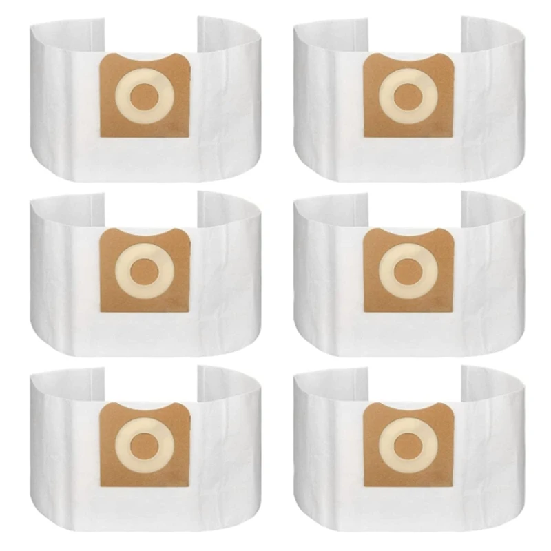 

6Pcs Dust Collection Bags for RIDGID VF3501 3-4.5 Gallon Wet Dry Vac High-Efficiency Dust Bags,Garbage Vacuum Filter Bag