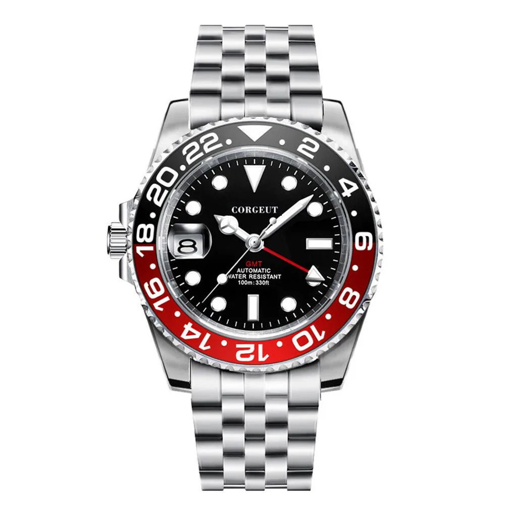 Часы мужские механические из нержавеющей стали 10 бар |