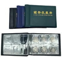 60 pockets coins storage album collection book mini penny coin storage high quality royal coin collection book gifts supplies