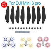 48 pair propeller drone blade props replacement for dji mini 3 pro drone light weight wing fans with screw drone accessories