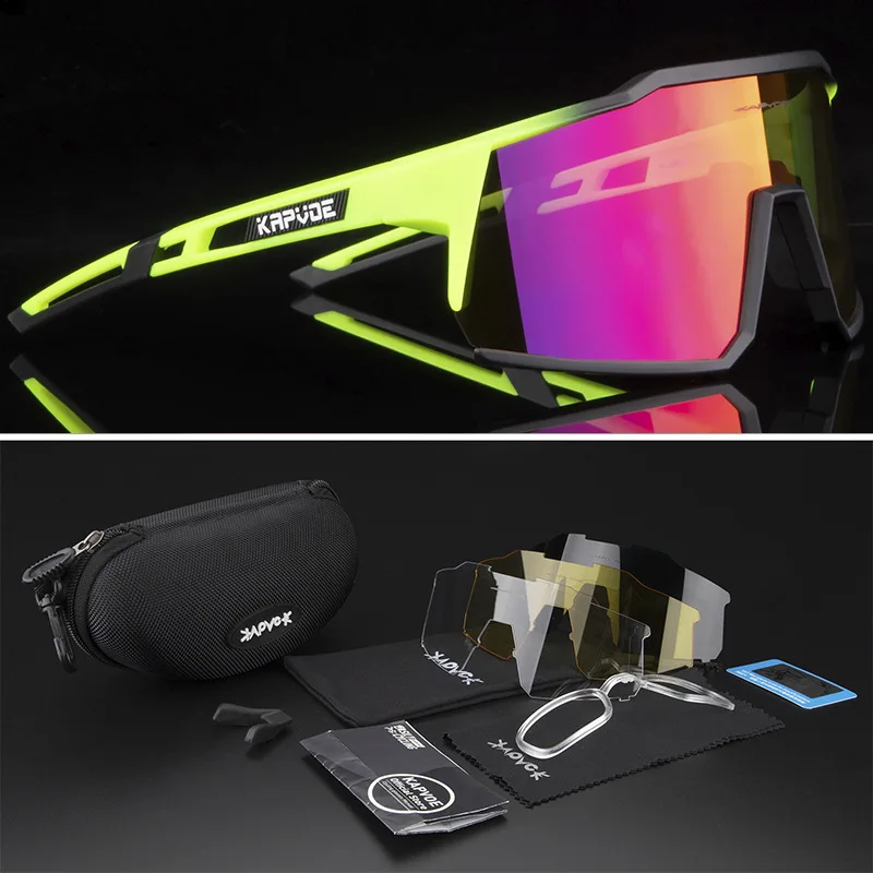 

New Photochromic Cycling Sunglasses Men Women Sports Road MTB Mountain Bike Glasses Bicycle Glasses Eyewear Polarized Goggle