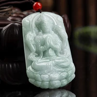 hot selling natural handcarve jade thousand hand guanyin necklace pendant fashion jewelry accessories men women luck gifts