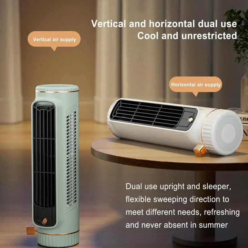 

Personal Air Conditioner Rechargeable Mini Fan With Automatic Shaking Head Function 3 Speeds Usb Fan For Home Office Bedroom