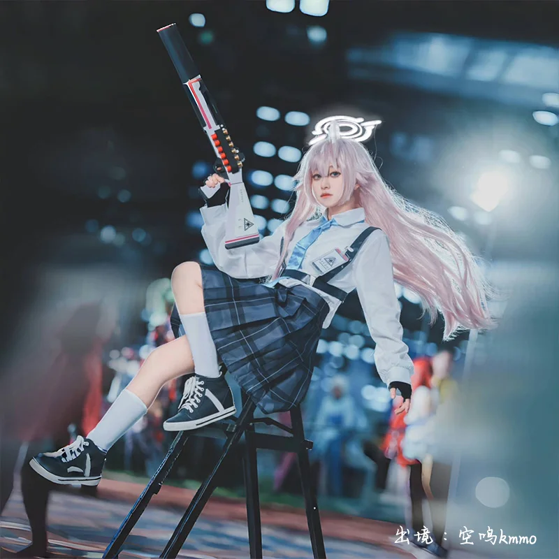 Фото Game Blue Archive Takanashi Hoshino костюмы для косплея школьная форма женская рубашка юбка галстук наряды повседневная одежда одежда №4