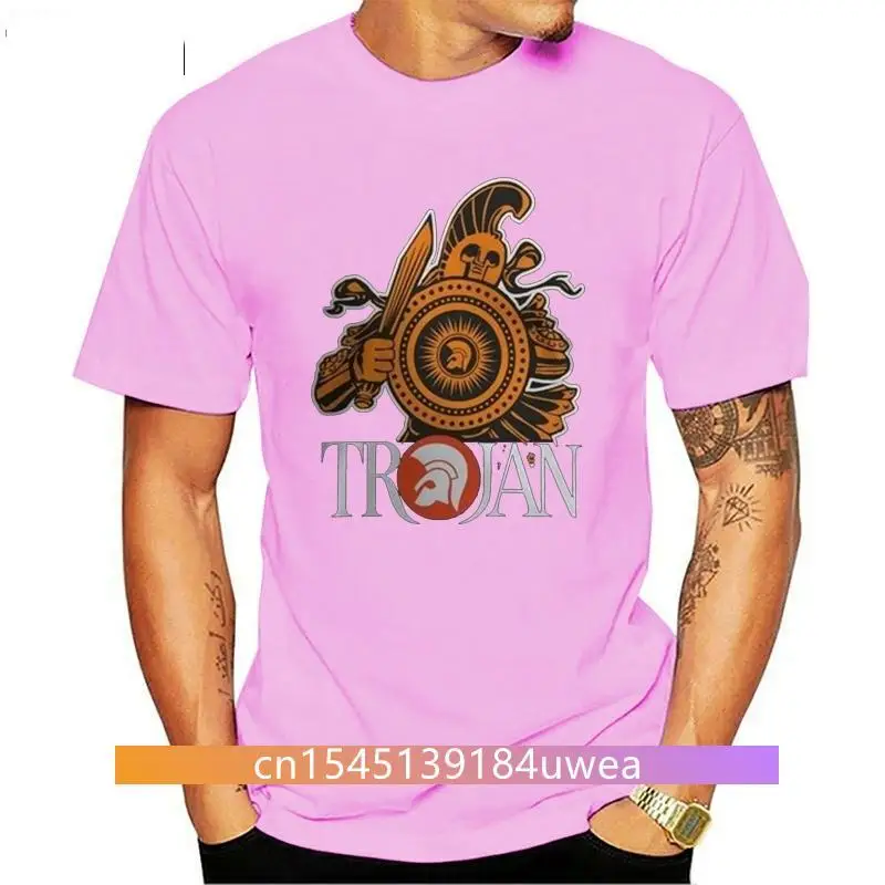 New 2021 Popular Trojan Records Men';S Black T-Shirt Size S-3Xl Confortable Tee Shirt