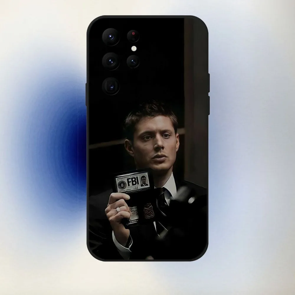 Чехол для телефона Celebrity D-Dean Winchester Samsung S24 23 22 30 21 10 9 Ultra Plus Lite FE 5G черный мягкий