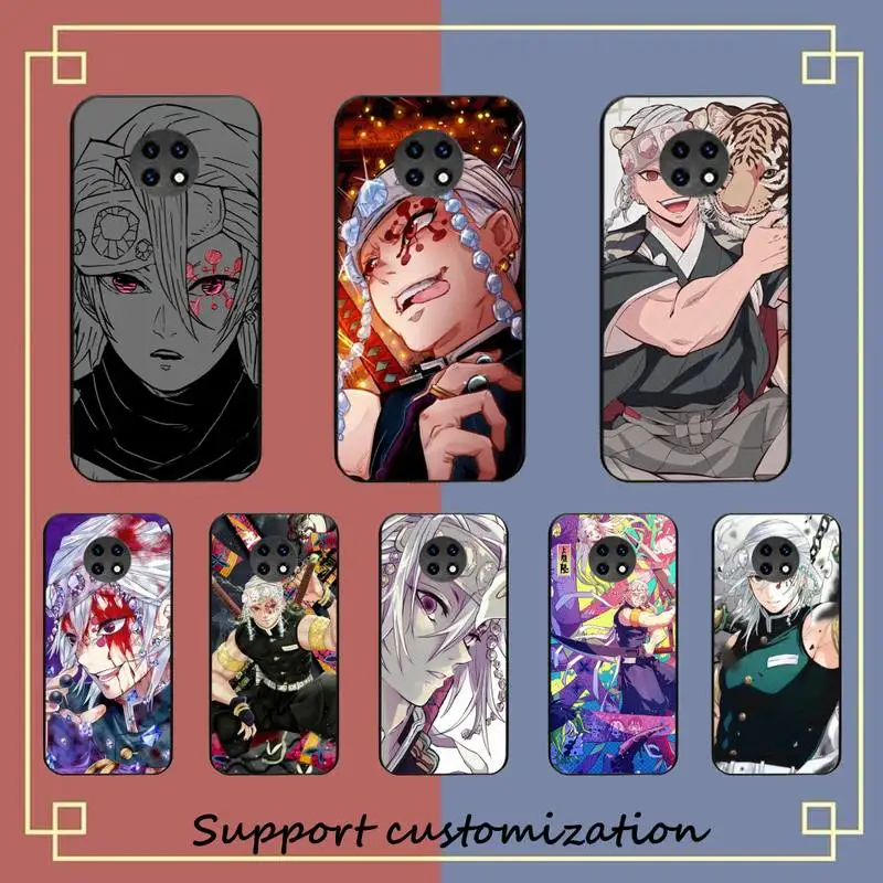

Demon Slayer Uzui Tengen Phone Case For Xiaomi Redmi Note 8A 7 5 Note 8pro 8T 9Pro TPU Coque for note 6pro