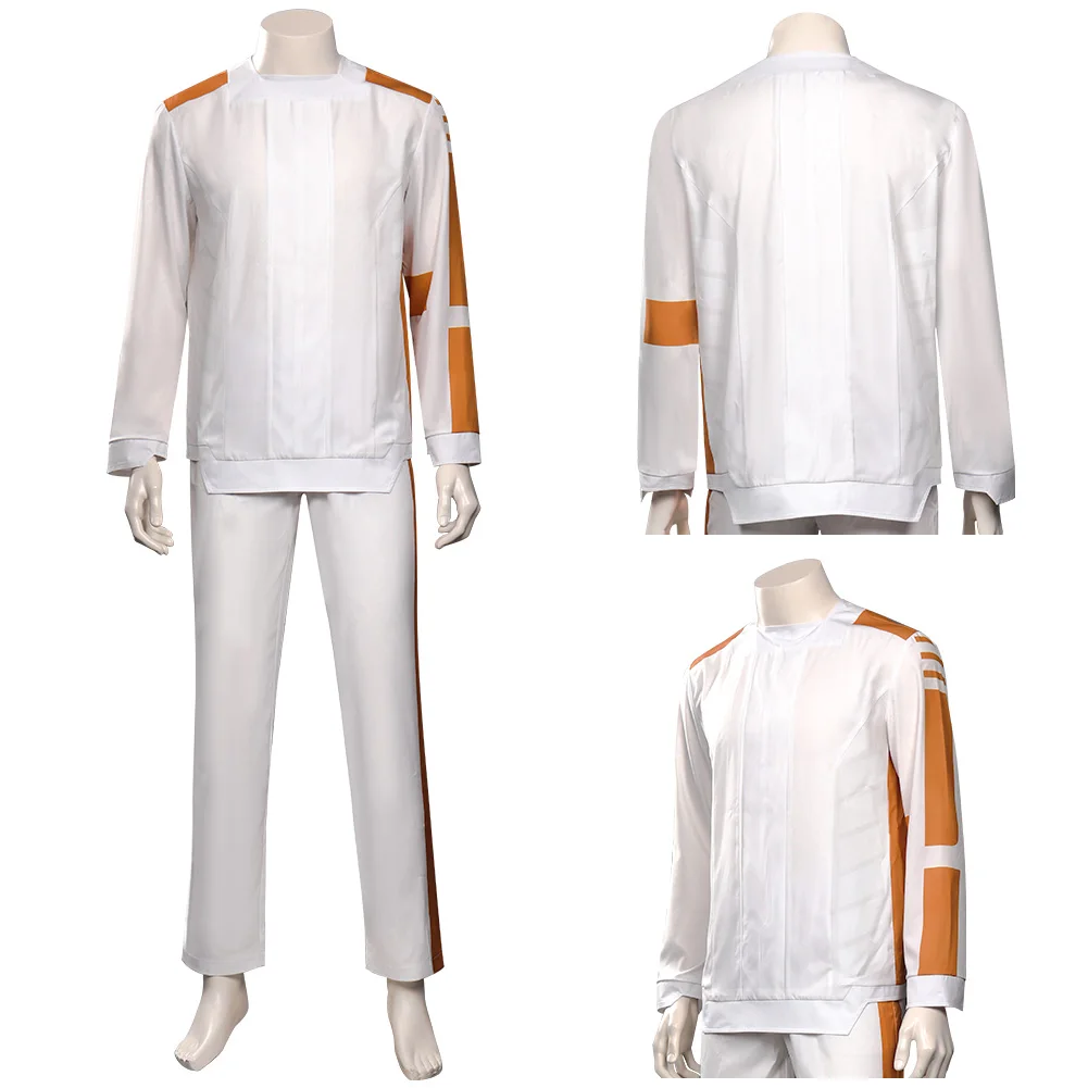 

Adult Cassian Andor Cosplay Prison Uniform Men Costume Outfits Halloween Carnival Party Suit