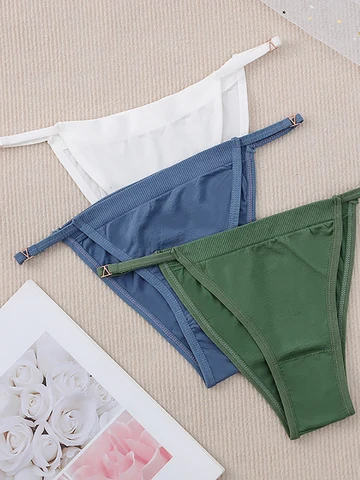 Seamless Women's Panties Breathable Female Lingerie Breathable Briefs Solid Color Underpanties Sexy Underwear Ribbed